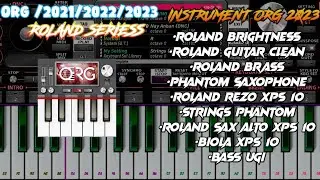 KUMPULAN INSTRUMENT !! ORG 2022/2023 UPDATE 2022 ROLAND SERIESS FULL (HD) SIKATT MASEEH!!!