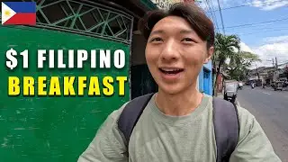 Иностранец пробует филиппинский завтрак за 1 доллар 🇵🇭
