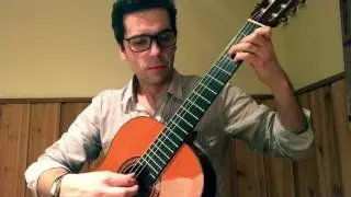 Prelude BWV 999 JS Bach.  Classical Guitar: David Frost