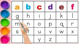 a to z Small Letters Tracing ✍️ | Lowercase Alphabet for Kids | Learn With Izsha