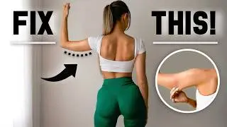 NO MORE BAT WINGS & FLABBY ARMS! 12 Min Toned Slim Arms Workout - No Equipment, At Home