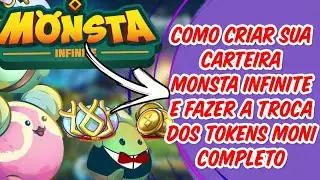 How To Create Your Wallet And Transfer Tokens To The MONSTA INFINITE Wallet