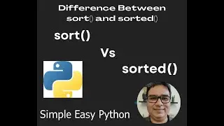 Difference between Python sort and sorted