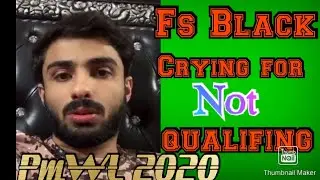 FsBLACk crying for not qualifing PMWL 2020.