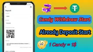 Candy Pocket Live Withdrawal Full Process | Candy Token Listing Date