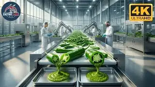 Inside the Modern Green Chilli Factory: From Field to Table (The full Process)#Green Chilli Factory