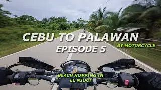 Motorcycle Adventure from Cebu to El Nido, Palawan | POV ASMR | RAW 4K | EP5