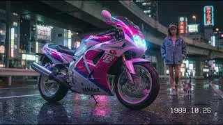 FZR1000 Neon Reflections | Midnight Highway City Pop Instrumental | Night Drive Tokyo/深夜高速を駆けるシティポップ