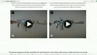 realityclash ICO Worlds First Tokenised Armoury