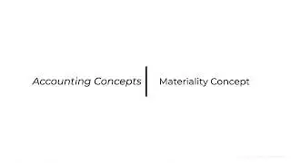 #MaterialityConceptinAccounting#RelevantforBCOM/CMA/CA/CSINTER