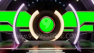 Virtual Set Green Screen 4K - Stage 117