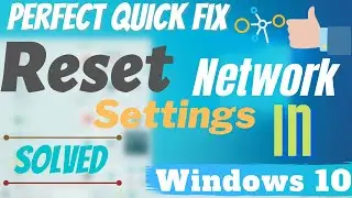 How to Reset Network Settings on Windows 10 | Reset Network Settings FIX 100% | eTechniz.com 👍