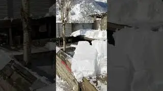 Kumrat valley #snowfall #snow #nature #lowerchitral #winter #kumratvalley #shorts