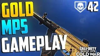 GOLD MP5 GAMEPLAY & SHOWCASE Black Ops Cold War! Best MP5 Class Setup & Attachments! Best SMG!
