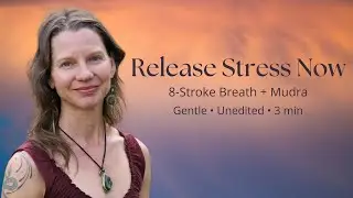 Release Stress Now | 3&ndash;11 Min Breath Meditation (8-Stroke Exhale + Mudra)