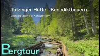 Tutzingerh&uuml;tte - Kohlstattalm - Benediktbeuern. Unser R&uuml;ckweg von der Benediktenwand.