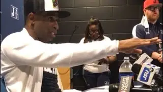April 10, 2021 -  TBT: Coach Prime Post Game Presser at Jackson State During COVID Spring Season