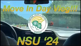 MOVE IN DAY MINI VLOG|Norfolk State University|iamjaneen|