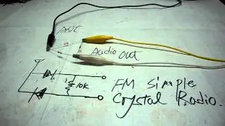 Super Simple FM Crystal Radio