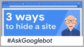 How to hide a website in search