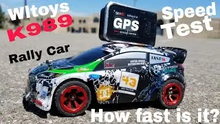Wltoys K989 (GPS Speed Test) 4WD Rally Car - How fast is it??