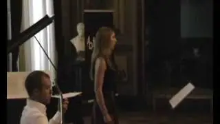 Concert of Angelina Davey (Soprano) during the VI&ordm; Barcelona Festival Of Song