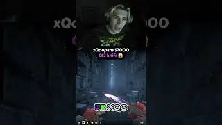 xQc OPENS $2600 CS2 Knife 😱 #xqc #cs2 #funny