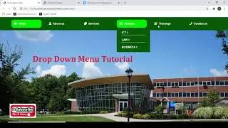 Drop Down Menu using HTML and CSS for Absolute Beginners -New(2020)