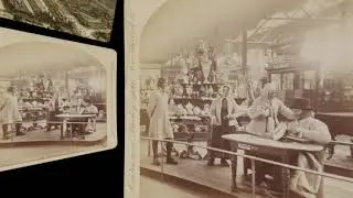 The Clock Maker, Swedish Section, Main Building, 1876 Centennial (VR 3D still-image)