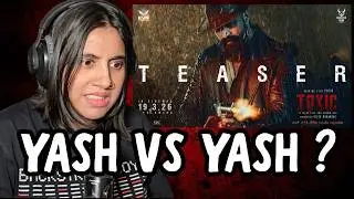 Toxic teaser reaction | Yash | Geetu Mohandas | Ashmita Reacts