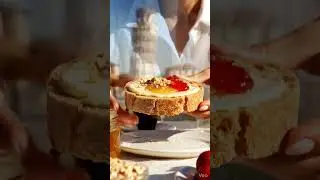 Italian Breakfast ASMR | Honey, Jam & Nuts in Front of Pisa Tower