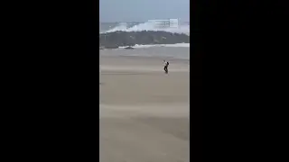 Fierce winds swept across Spain as Storm Benjamin made landfall.