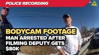 BODYCAM: Man arrested after recording deputy -- Bodycam video sparks $80,000 payout