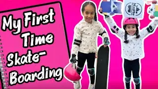 MY FIRST TIME SKATEBOARDING 