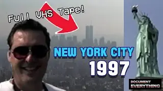 New York City in 1997 - a real VHS family home video - nostalgic view of NYC in the past