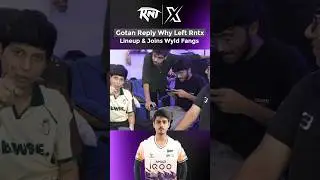 Goten Reply Why Left Rntx Lineup & Joins Wyld Fangs #rntx #wyldfangs #sensei #bgmiesports #scoutop
