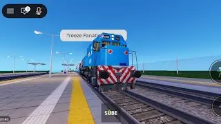 (Linea Roca roblox) GT22 A900 con tren a Pruebas.Seguimiento!!! ##trenesargentinos #lineagralroca