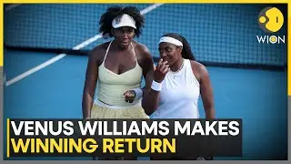 Venus Williams Makes Winning Return To Action At Age Of 45 | WION | Sports