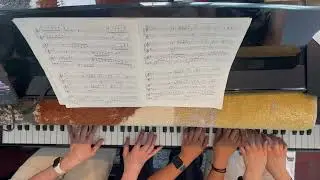 Cute and easy piano trio for beginners 😍 - On Bird's Hill by Mary Leaf