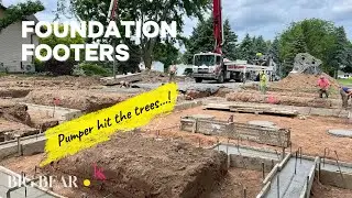 Concrete Foundation Footers - DIY House Build