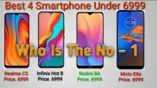 Best 4 smartphone under 6999| Redmi 8A,Realmi C3 ,Infinix Hot 8, Motorola E6s|2020