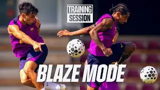 FEEL THE IMPACT: Goals & Saves | FC Barcelona Training Session 🔵🔴