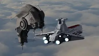Kyramud Class VS Venator Class - Star Wars Empire at War Remake 5.0
