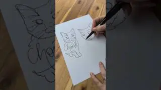 Индивидуальные заказы доступны на моем сайте obsessivecolouring.co.uk #кот #каллиграфия