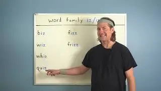 English with Mike:  Learn Pronunciation with Word Families (-iz) Short i sound