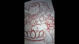 猫神様！#backpiecetattoo #タトゥー #刺青　#前衛刺青処 #七尾刺青