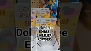 DOLLAR TREE  NEW FIND / EDIBLE SHIMMER POWDER in GOLD