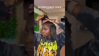 Quick + Easy Jumbo Faux Locs on Myself 💋