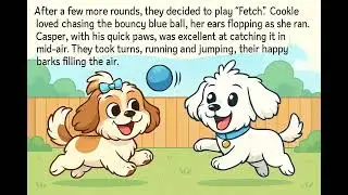 Cookie and Casper's Playdate Adventure - A Story for Kids!