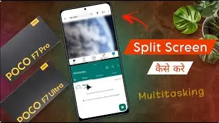 Poco F7 Pro Floating Window Setting | How to Do Split Screen in Poco F7 Ultra